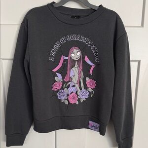 Disney Gray Sweatshirt - The Nightmare Before Christmas